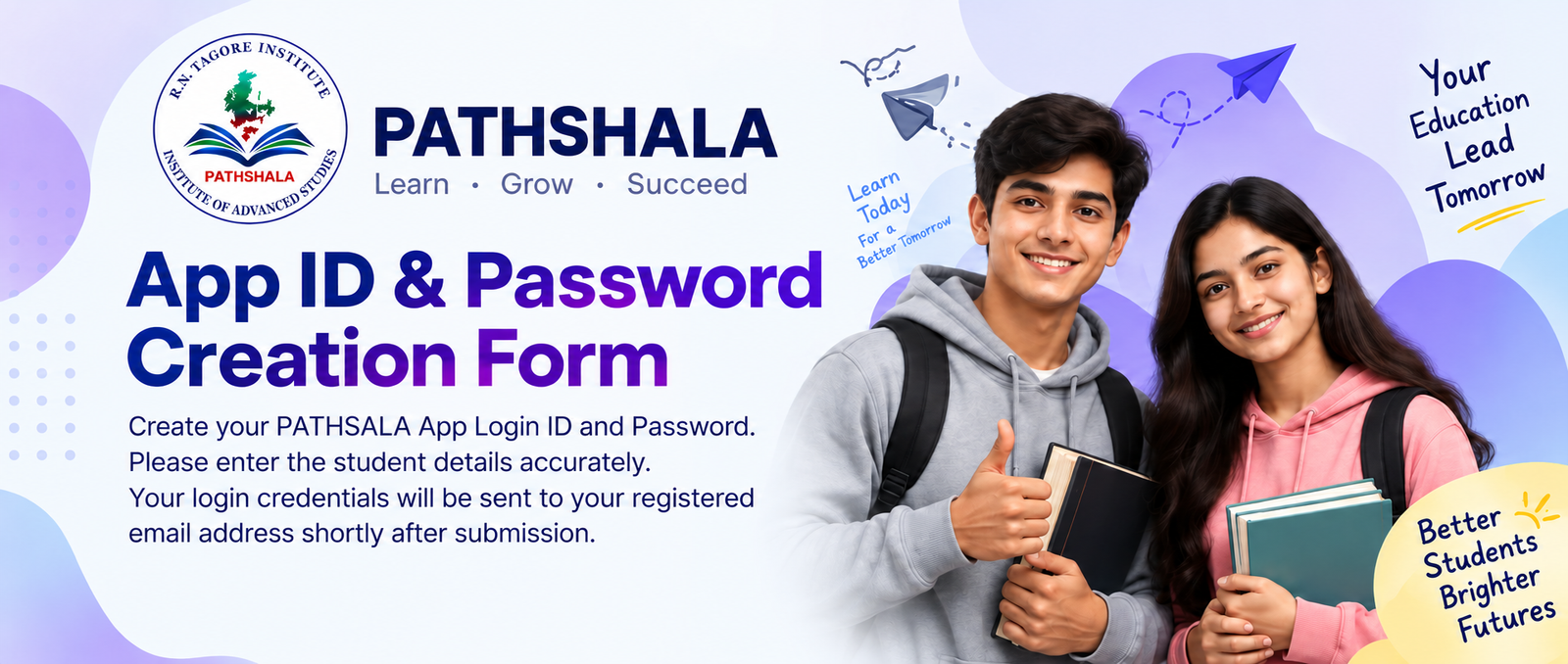 PATHSALA App ID and Password Creation